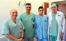 عملية جراحية معقدّة لترميم الفك للشاب  أحمد جبارين (15 عامًا) من منطقة وادي عارة