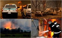 الأكبر هذا العام: حريق في كاليفورنيا يجتاح مساحات شاسعة ويدمّر المنازل ويتسبب باجلاء الآلاف