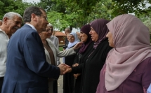رئيس الدولة هرتسوغ يلتقي بعائلات جنود في موقع احياء ذكرى الجنود البدو