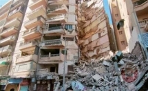 البحث عن ضحايا- انهيار مبنى مكوّن من 14 طابقـا في الإسكندرية
