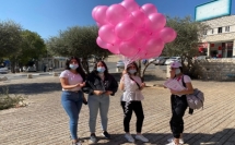 معهد سبيل للقيادة التابع لمنظّمة أجيك  يطلقون بالونات وردية للتوعية بأهميّة الكشف المبكّر عن سرطان الثدي