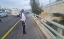 مصرع رجل وسيدة بحادث دهس من قبل شاحنة على شارع 22 قرب مفرق بيالك بمنطقة حيفا