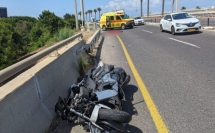 مصرع راكب دراجة نارية بحادث طرق ذاتي في حيفا