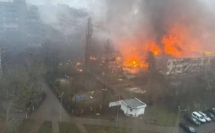 مقتل وزير الداخلية الأوكراني ونائبه و15 مسؤولا في تحطم مروحية بالعاصمة كييف 