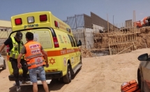 اصابة عامل أثناء عمله بورشة بناء في نتانيا