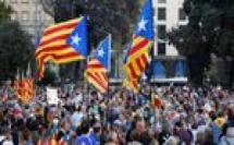 انفصاليو كتالونيا ينظمون احتجاجا في ذكرى استفتاء الانفصال عن مدريد