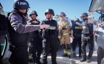 حيفا: تمرين واسع النطاق بين الاطفاء والانقاذ وسلطة الموانئ
