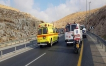 مصرع شخصين بحادث طرق قاتل بمنطقة البحر الميت : ‘السيارة انقلبت واحترقت‘