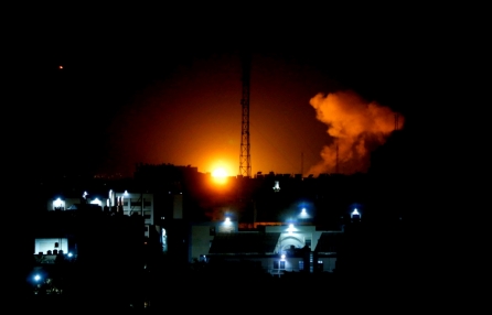 صفارات انذار في اشكلون ومستوطنات غلاف غزة والجيش الاسرائيلي يعلن اعتراض صاروخين